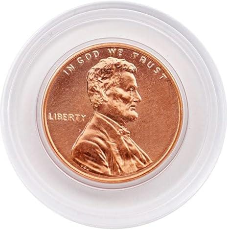 Cent Coin Capsules 10-Pack – 19mm Clear Protective Holders for Pennies, Lincoln Cents & Wheat Cents – No Coins Included