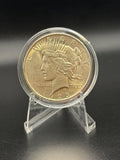 Silver Dollar Coin Capsules 5-Pack – 38mm Clear Holders for Morgan, Peace & Eisenhower Dollars – No Coins Included