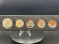 Complete U.S. Coin Year Set Display –1964– 5-Coin Denomination Holder with Coins Included