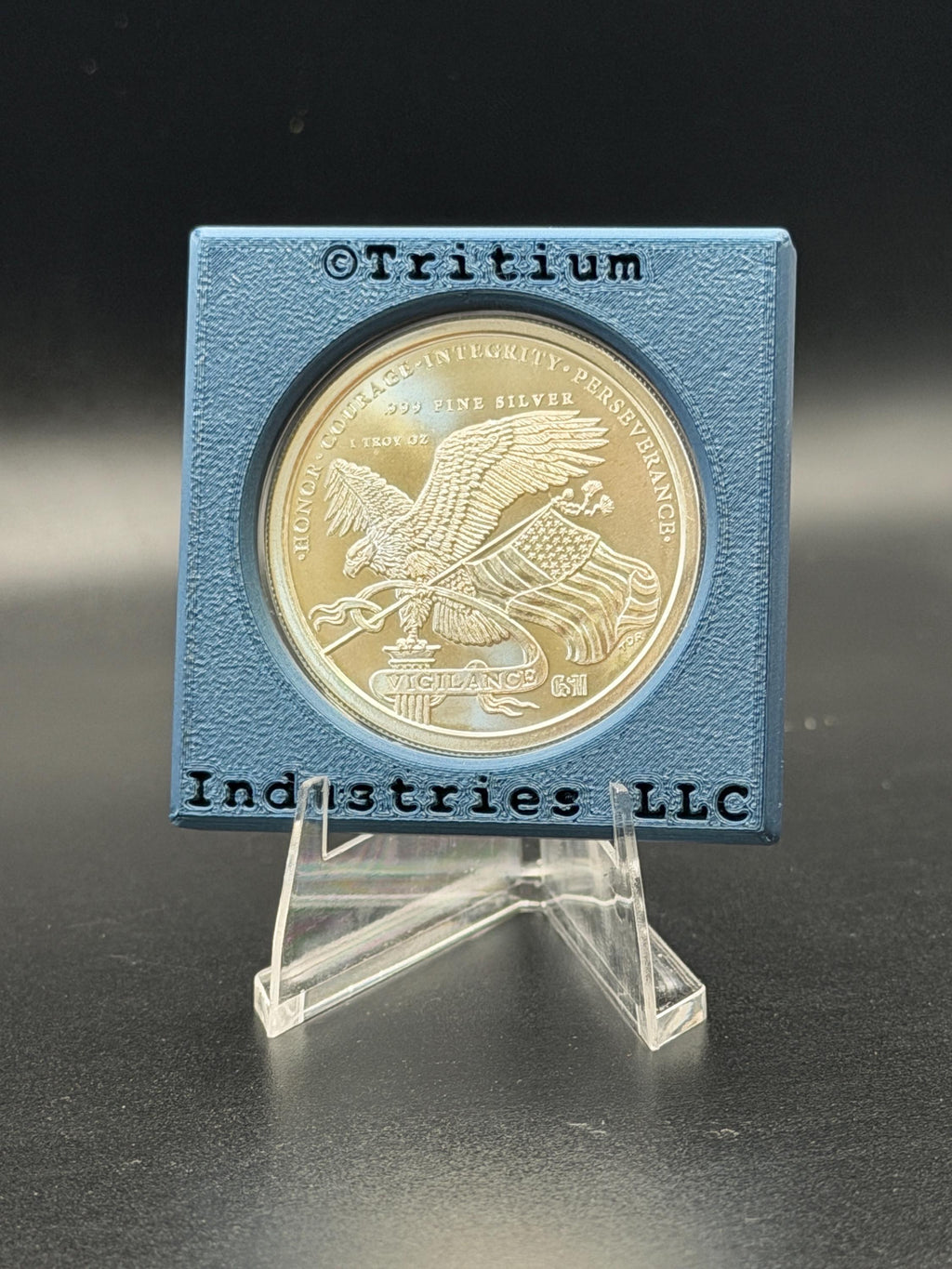 2026 1 oz .999 Silver Round with Display Holder – 1776–2026 America 250th Anniversary Commemorative Collectible