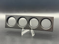 3D Printed 4-Spot Coin Capsule Display Holder – Cent, Nickel, Dime, Quarter Capsules