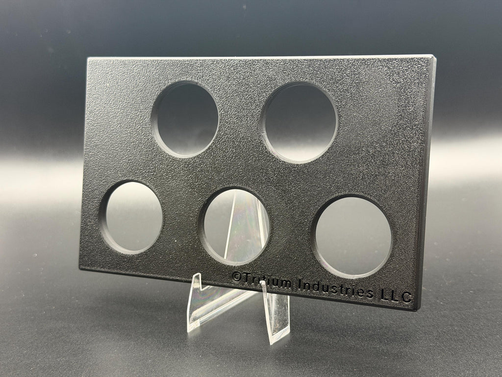 3D Printed 5-Spot Coin Capsule Display Holder – U.S. Mint Set Size
