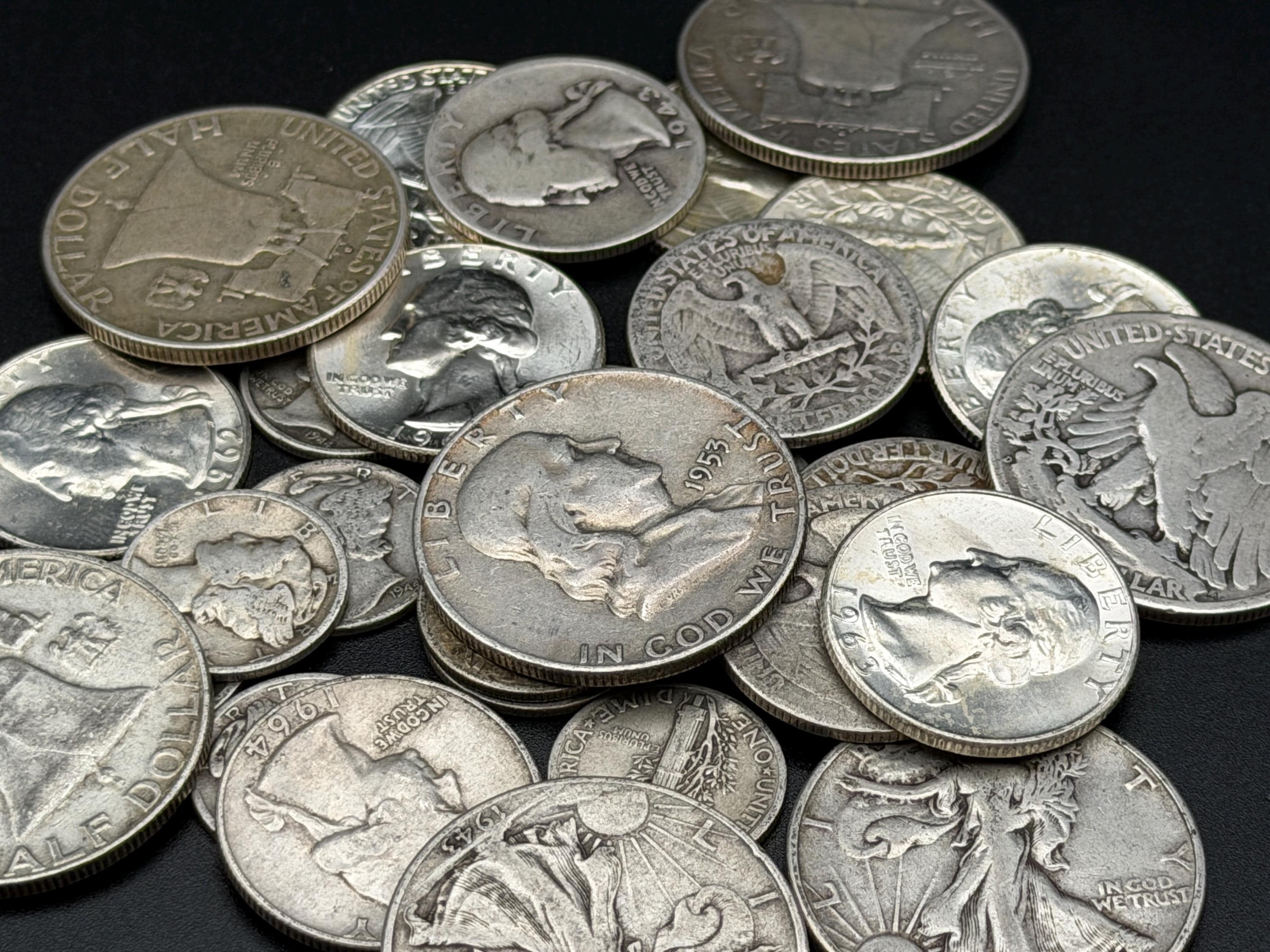 Silver Coin Starter Kit – Fixed-Content U.S. Silver Dime, Quarter, Half Dollar Gift Set