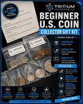 Beginner U.S. Coin Collector Gift Kit – Wheat Cent, Buffalo Nickel, Silver Dime, War Nickel and Ike Dollar Set